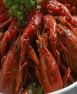 Recette traditionnelle d’écrevisses à la sauce Nantua, nappées sur quenelles de brochet