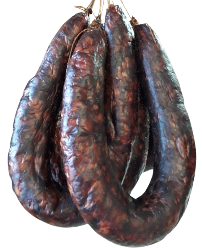 Figatellu corso tradizionale: salsiccia rustica di fegato di maiale e aglio