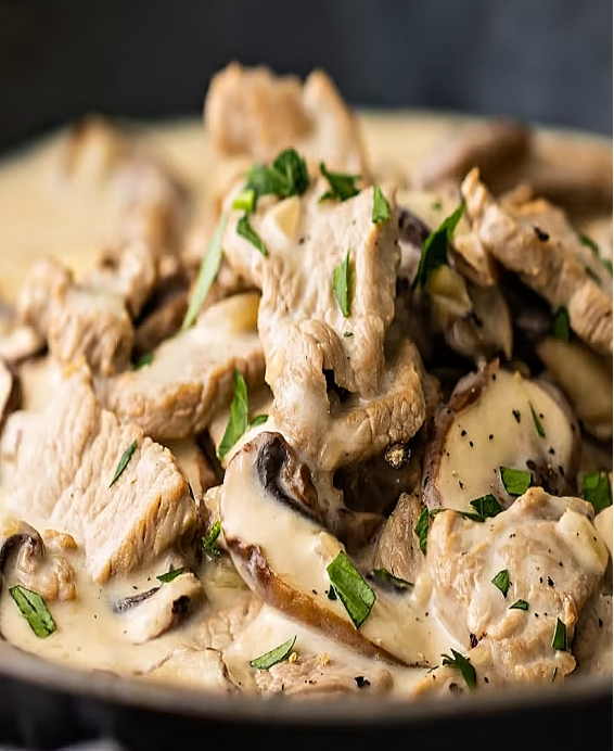 Zürcher Geschnetzeltes – Émincé de veau à la zurichoise