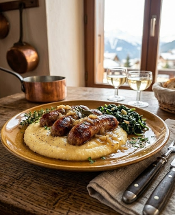 Diots de  Savouè L'authentique saucisse de porc au vin blanc du terroir alpin
