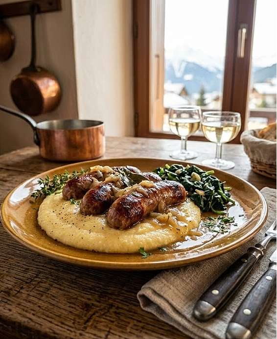 Diots de  Savouè L'authentique saucisse de porc au vin blanc du terroir alpin