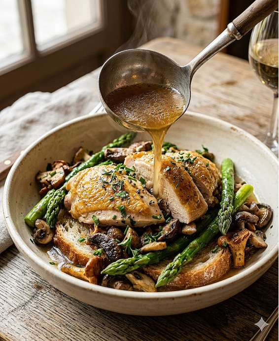 Recette de Potage de Poulets en Ragoust de La Varenne