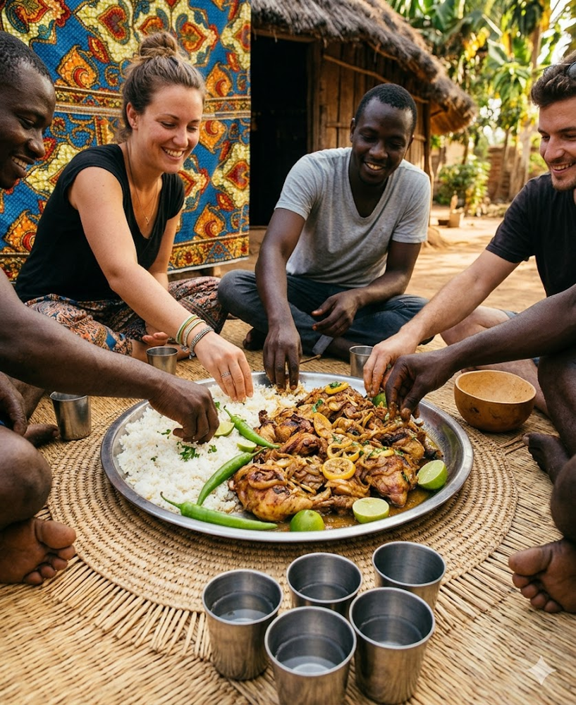 Recette du Poulet Yassa sénégalais, poulet mariné au citron vert et oignons caramélisés de la Casamance