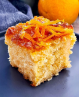 Recette grecque crétoise de Portokalopita traditionnelle à l'orange, pâte filo séchée et sirop parfumé