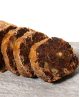 Recette suisse alémanique des Grisons de Birnbrot traditionnel, pain sucré aux poires séchées, fruits secs et pâte levée