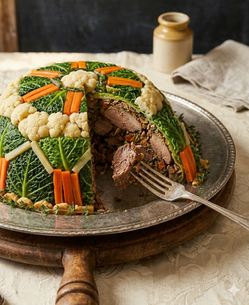 Recette de la chartreuse de perdreaux, monument de la cuisine française classique codifié par Carême