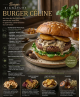 Burger Céline Signature au veau bio de Normandie, sauce aux morilles et pommes caramélisées au Calvados