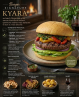 Burger Signature Kyara – Bœuf d’Argentine grillé & sauce chimichurri