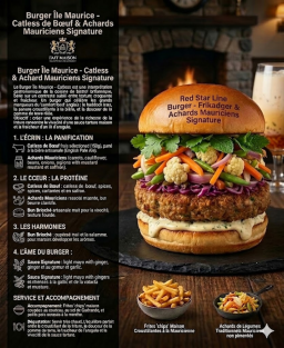 Burger Mauriciens Signature – Catless de Bœuf & Achards