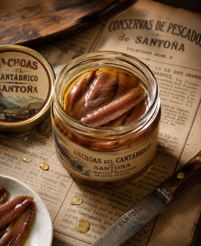 Recette des Anchoas del Cantábrico, les anchois du Cantabrique maturés à l'huile  un trésor marin de la côte basque