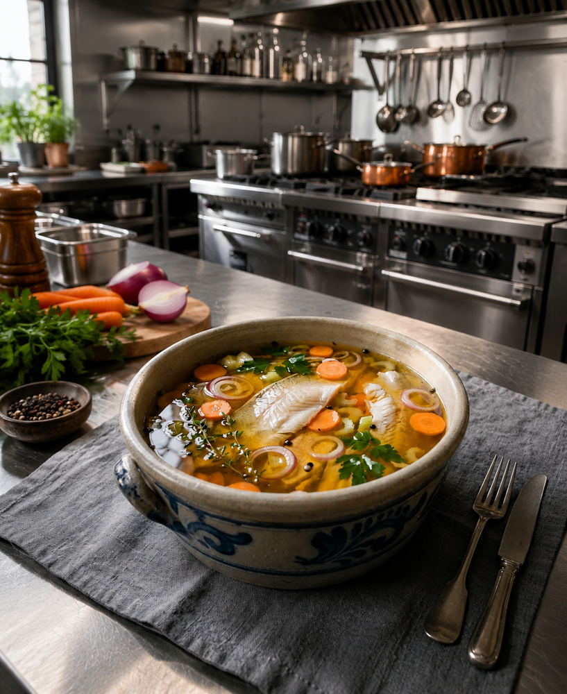Recette authentique de l'Escabèche de poisson blanc de la Meuse — Escabetx mosan, marinade vinaigrée de rivière aux aromates