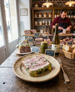 Recette du Jambon persillé de Bourgogne, terrine de porc en gelée de vin blanc et persil — Côte-d'Or
