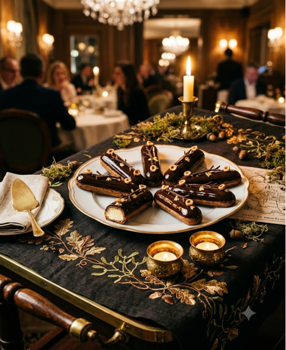 Recette du Gâteau de Tristan et Iseult, éclair légendaire au cœur de chocolat amer — création littéraire et gourmande