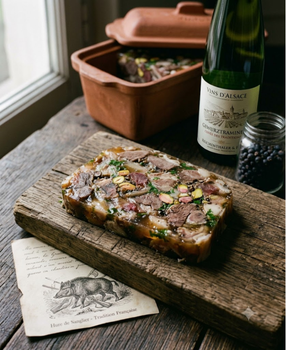 Recette du monument absolu de la charcuterie de gibier — la hure de sanglier, tête de sanglier