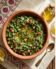 Taboulé libanais — variantes contemporaines et sauce citron-huile d'olive, née dans la région du Levant