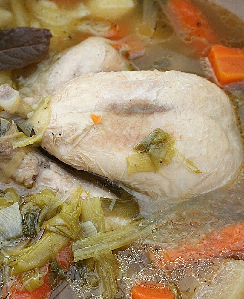 Poule au pot : recette codifiée selon l’usage du royaume (vers 1600, sous Henri IV)